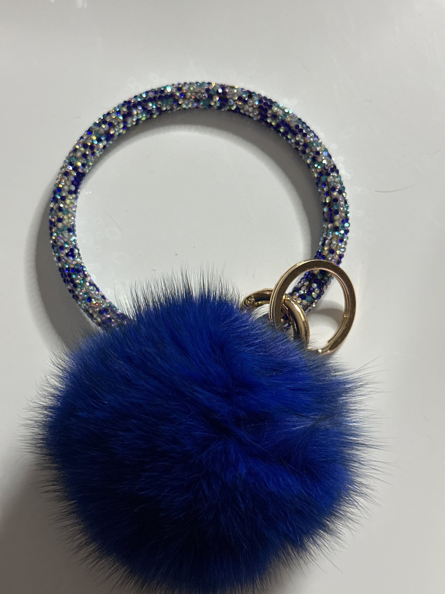 ✨Bling Bling Puff Ball Keychain✨