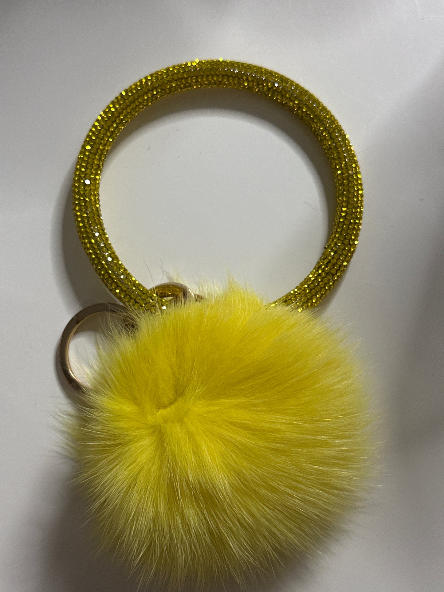 ✨Bling Bling Puff Ball Keychain✨