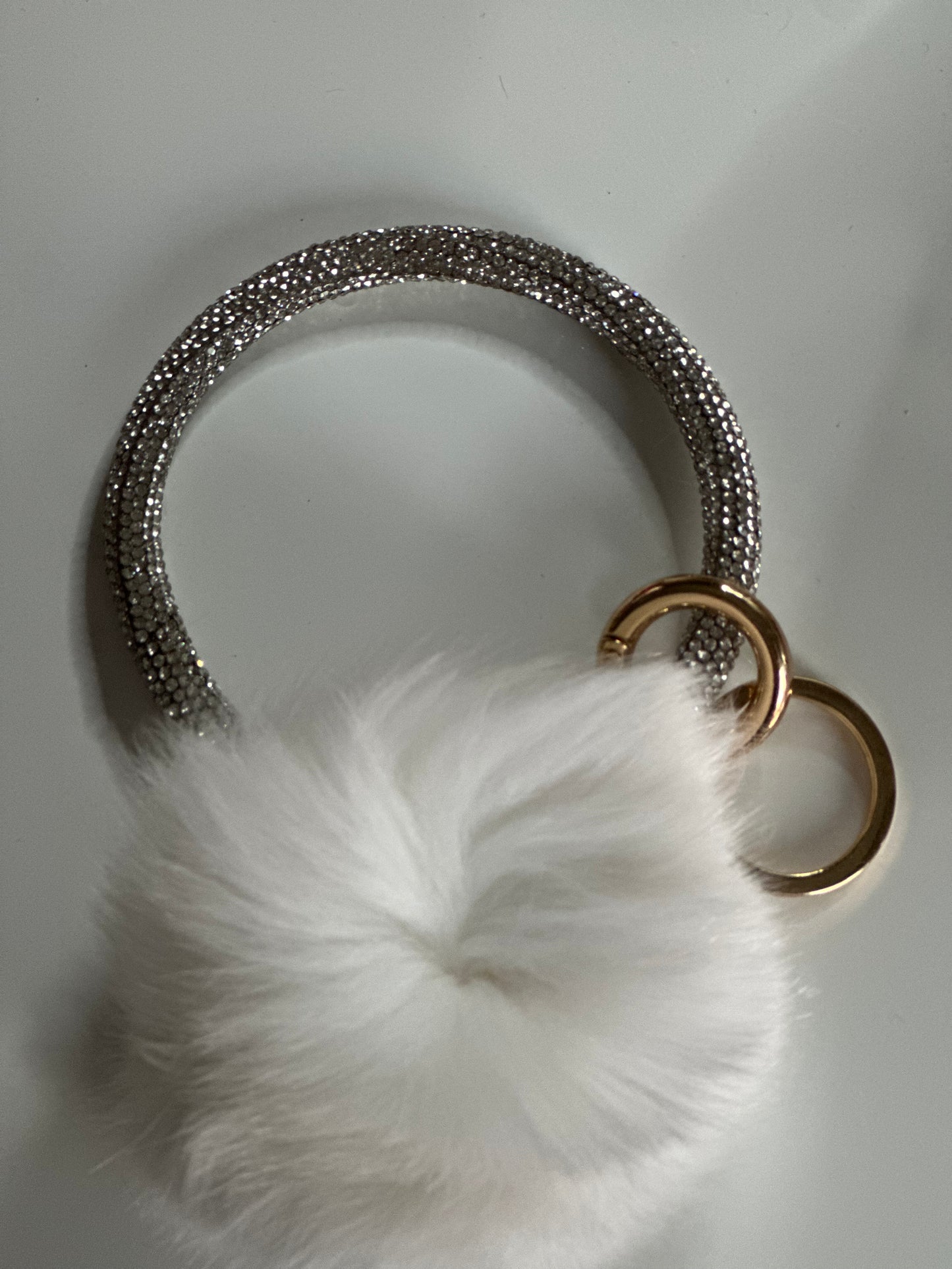 ✨Bling Bling Puff Ball Keychain✨