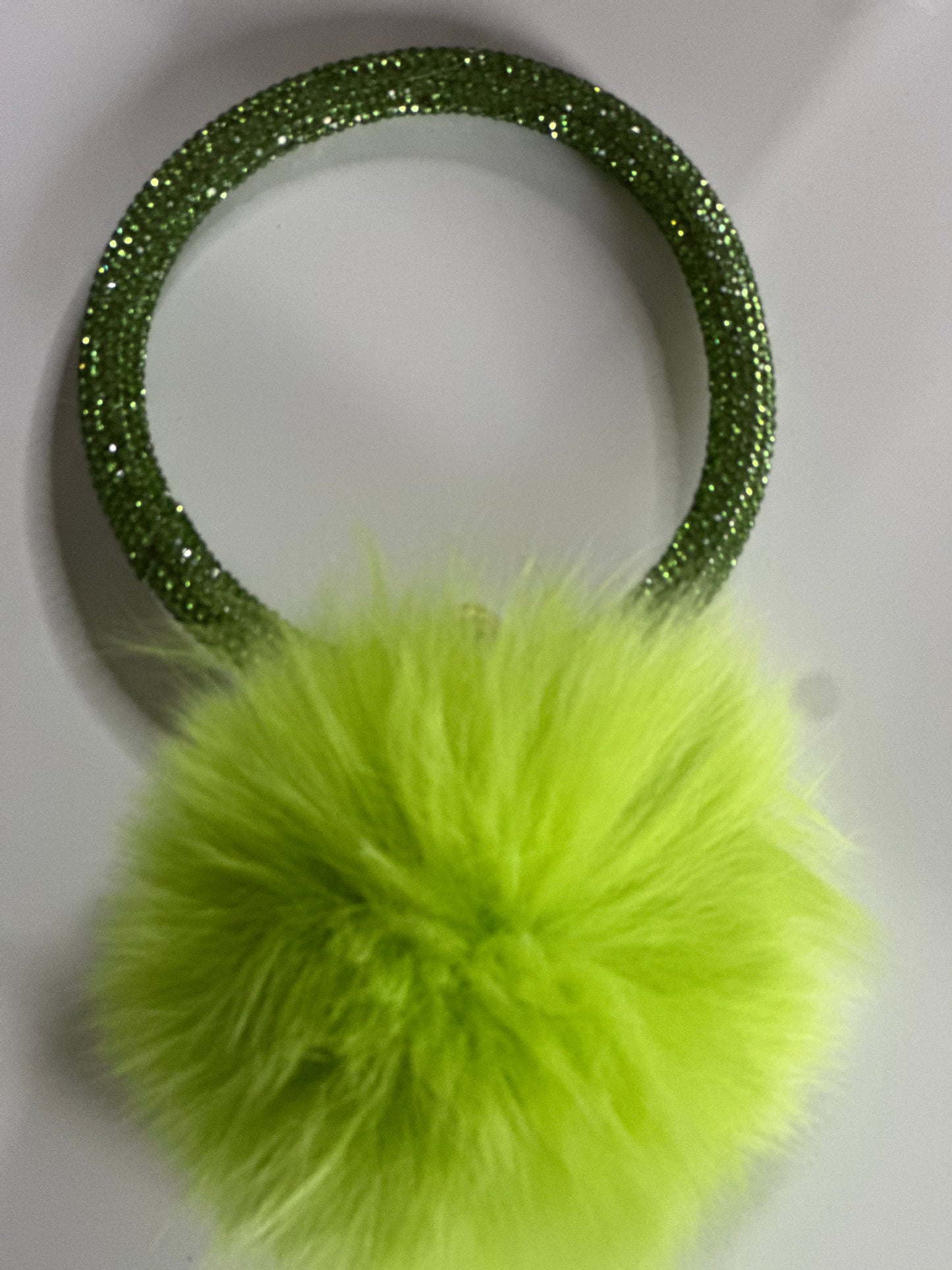 ✨Bling Bling Puff Ball Keychain✨