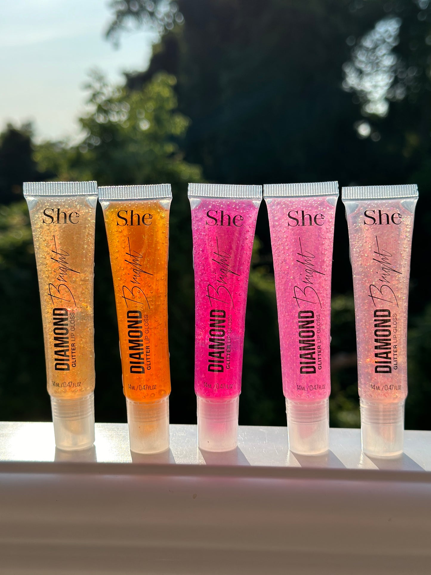 ✨S.HE Diamond Bright Glitter Lip Gloss✨